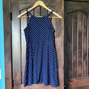 Blue Polka Dot Dress